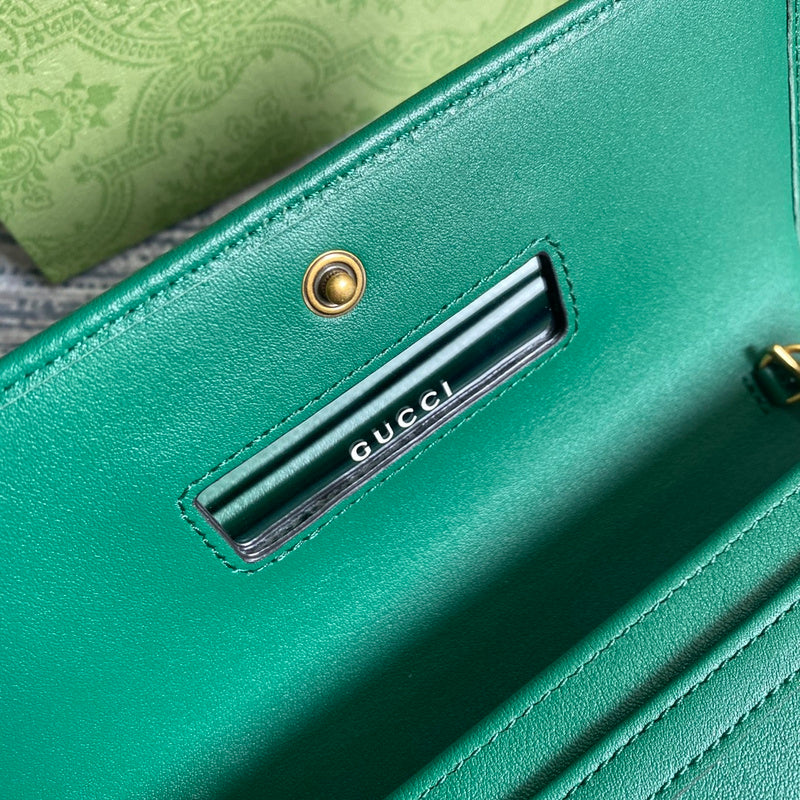 Interior view of polished sleek women's handbag – women's luxury accessory