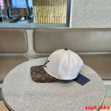 Close-up detail view of Louis Vuitton unisex cap