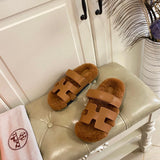 Hermes sandals Style 084 - styled lifestyle view