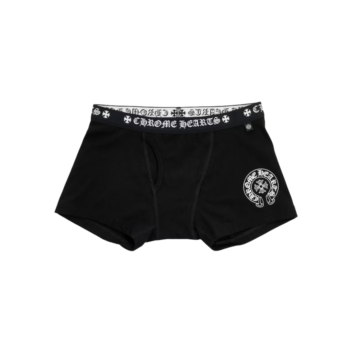 Chrome Hearts Boxer Brief Shorts Black/White