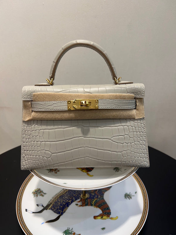 Interior view of polished premium bag