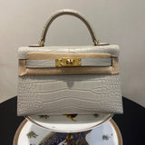 Interior view of polished premium bag