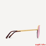 Front view of Louis Vuitton unisex sunglasses