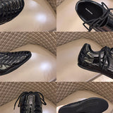 Elegant Faux Leather Shoes - Refined Silhouette | Women's Everyday Fashion Shoes #45 - product detail shot (image 10) of designer-inspired shoes