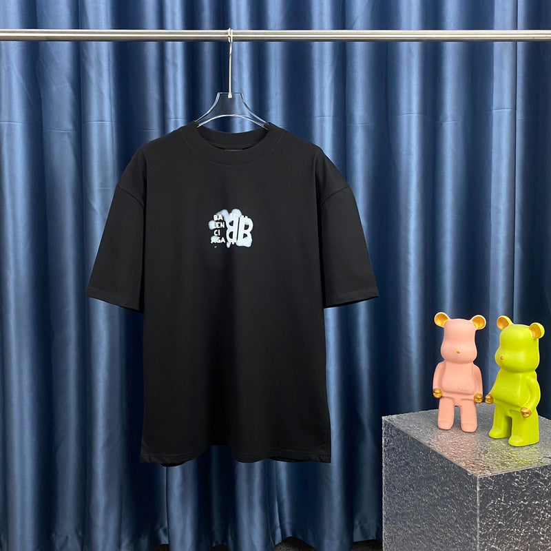 Balenciaga luxury t-shirt detail shot