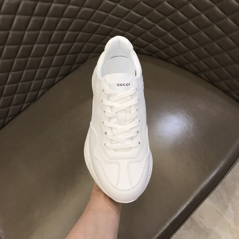 Gucci bold contrast luxury sneakers view 4 signature lace-up style