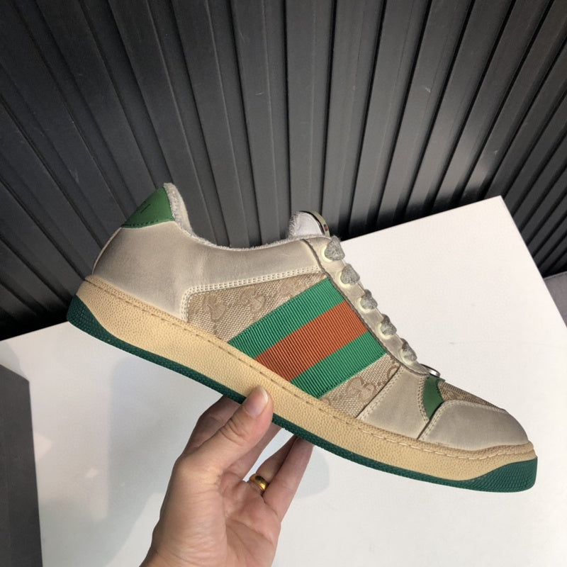 Gucci clean off-white luxury sneakers view 10 premium leather build