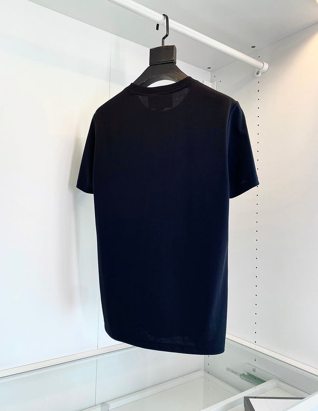 Side profile of Louis Vuitton cotton t-shirt with signature branding