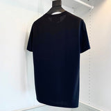 Side profile of Louis Vuitton cotton t-shirt with signature branding