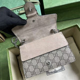 Front view of chic modern women's handbag – women's statement bag