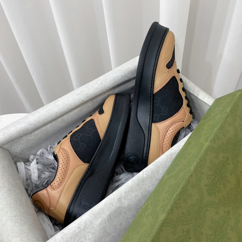 Gucci sneakers detailed view showing premium designer craftsmanship