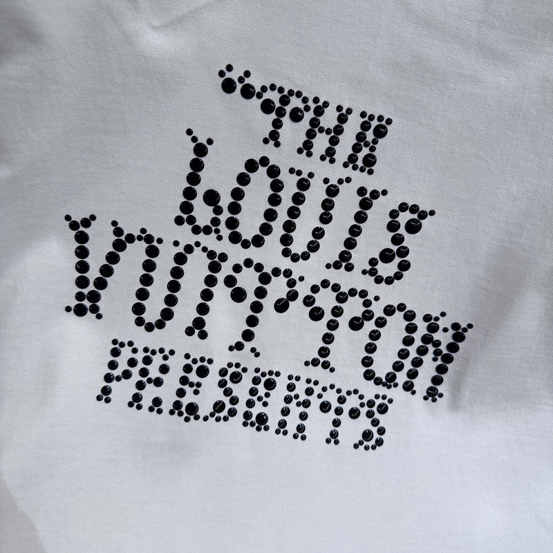 Front view of Louis Vuitton cotton t-shirt with monogram-inspired silhouette
