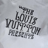 Front view of Louis Vuitton cotton t-shirt with monogram-inspired silhouette