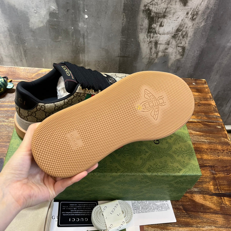 Gucci two-tone luxury sneakers view 9 sleek tonal finish