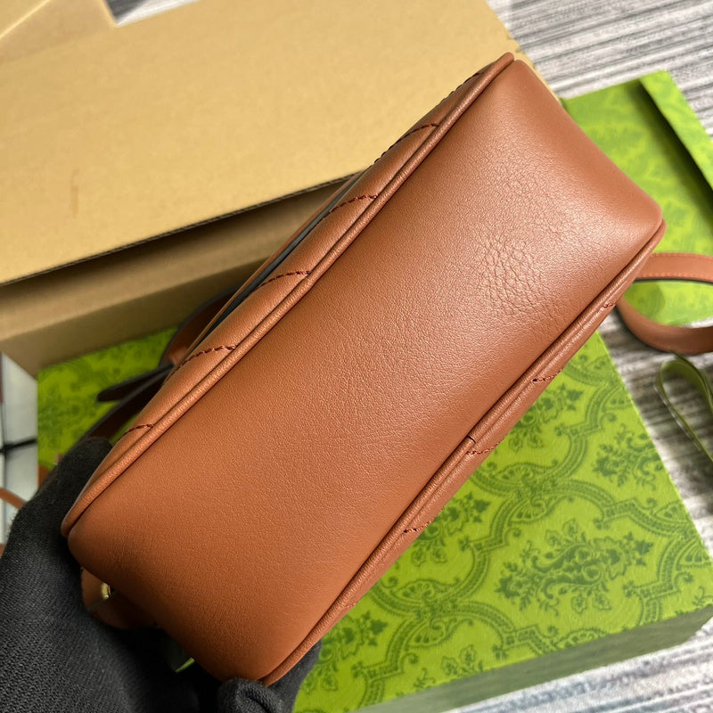 Back view of signature modern women's handbag – women's luxury handbag
