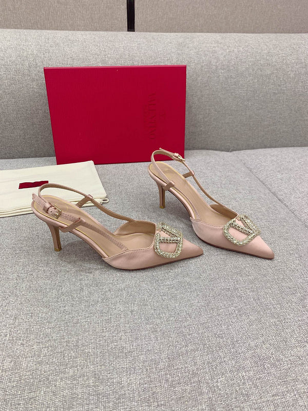 Valentino Garavani luxury shoes detail shot