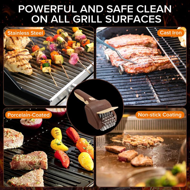 Electric Grill Brush- Cordless Rechargeable