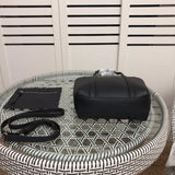 Back view of sleek premium women's handbag – women's statement bag