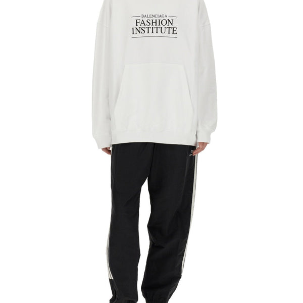 Balenciaga Hoodies- BALENCIAGA Large Fit Fashion Institute Sweatshirt Premium Designer Casual Hoodie