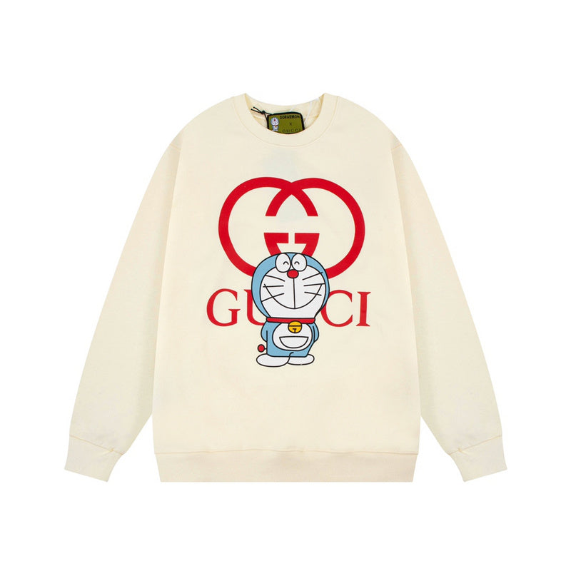 Front view of Gucci luxury clothing with everyday silhouette