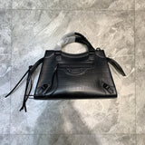 Statement Vegan Leather Handbag - Refined Silhouette | Women's Designer-Inspired Purse #682 - close-up detail shot (image 3) of designer-inspired handbag