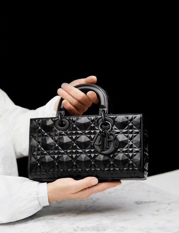 Back view of elevated modern women's handbag – women's luxury accessory