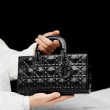 Back view of elevated modern women's handbag – women's luxury accessory