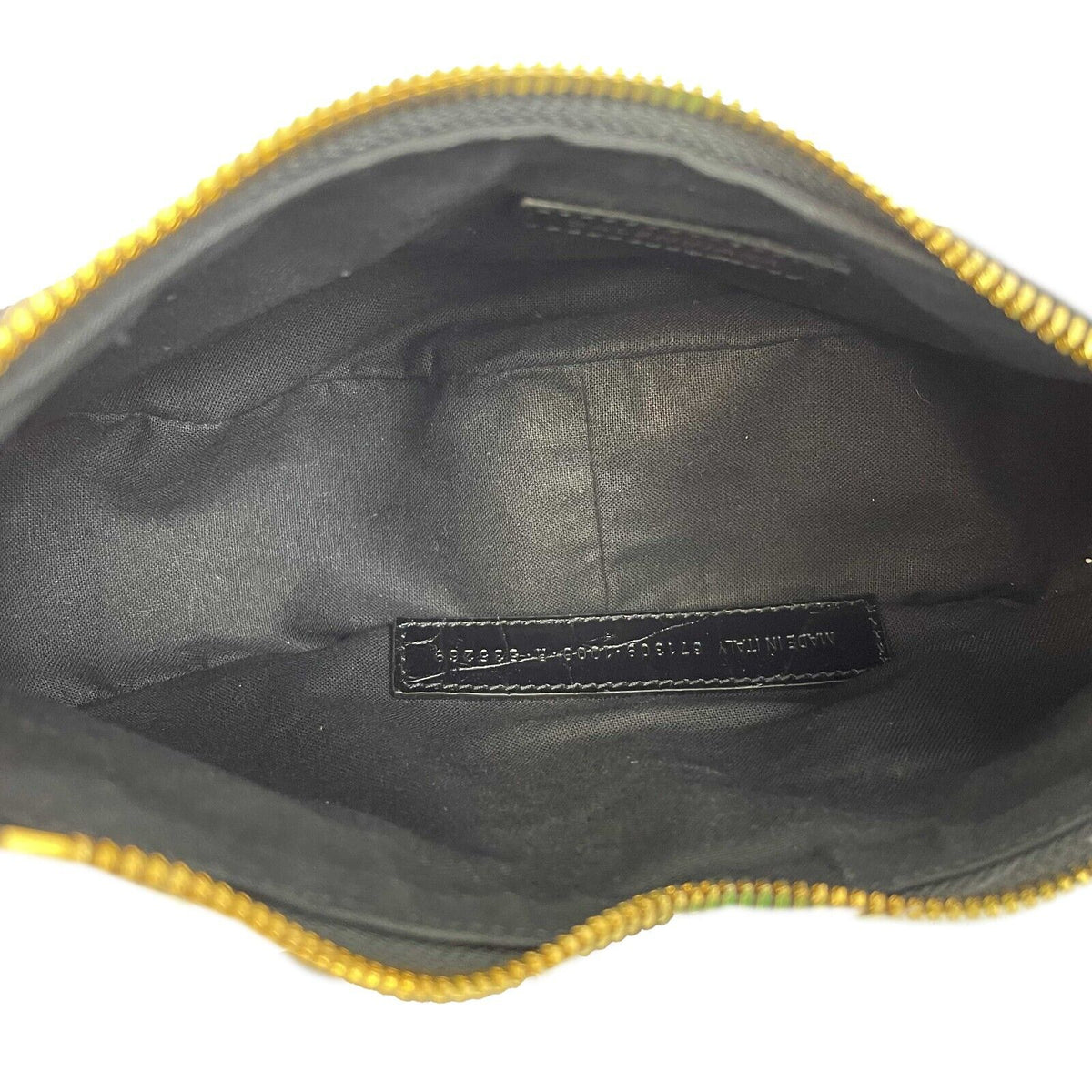 Balenciaga - XS Shoulder Bag Crocodile Embossed Black Studded Shoulder Bag NEW — Designer Shoulder Bag
