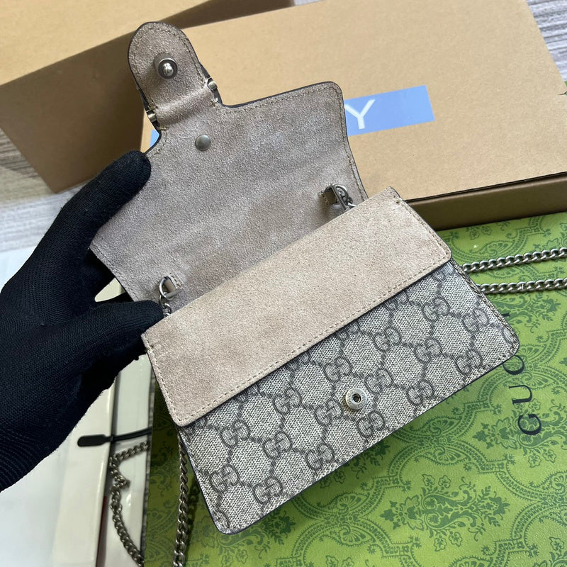 Top view of modern chic women's handbag – women's luxury accessory