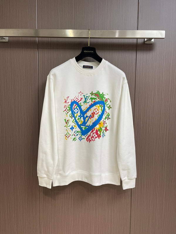 Front view of Louis Vuitton luxury clothing with relaxed-fit cut