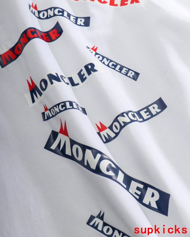 Front view of Moncler luxury clothing with tailored silhouette