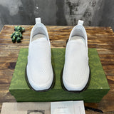 Gucci classic monochrome luxury sneakers view 8 heritage-inspired look