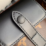 Interior view of structured chic women's handbag – women's statement bag