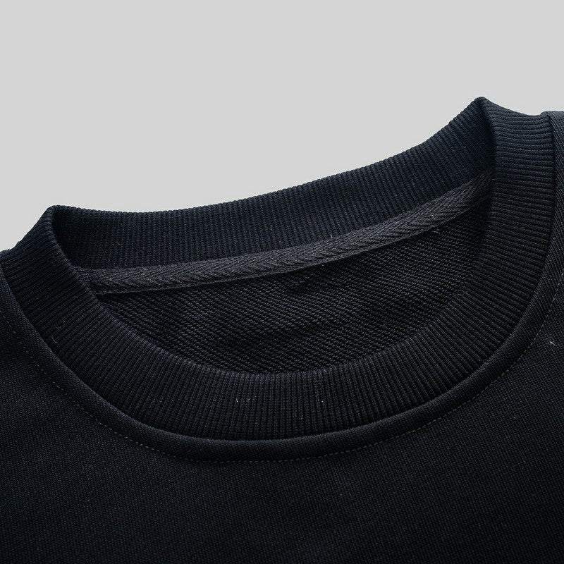 Close-up detail shot of Louis Vuitton luxury clothing with streetwear-inspired cut