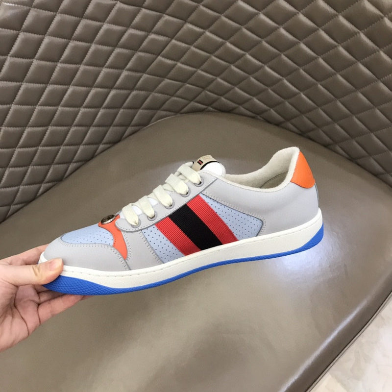 Gucci sneakers detailed view showing premium designer craftsmanship