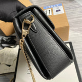 Top view of everyday-luxe sleek women's handbag – women's statement bag