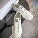 Givenchy Beige Platform Heels - Angled View