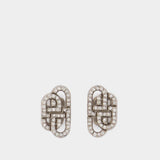 Balenciaga earrings luxury designer piece front view