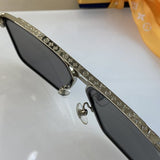 Lifestyle view of Louis Vuitton unisex sunglasses