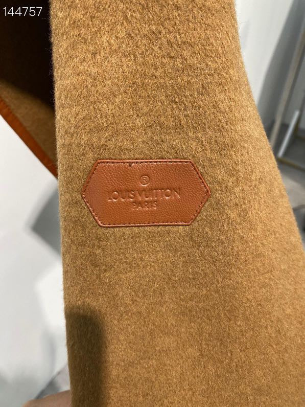 Side profile of Louis Vuitton luxury clothing with contemporary cut