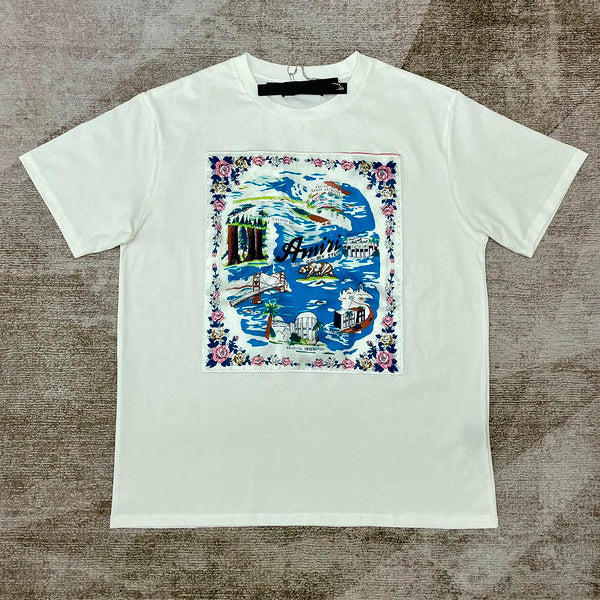 Amiri t-shirt front view designer style
