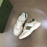 Gucci neutral cream luxury sneakers view 9 streetwear statement look