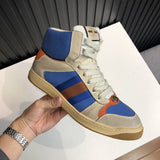 Gucci muted earth tones luxury sneakers view 10 cushioned comfort fit