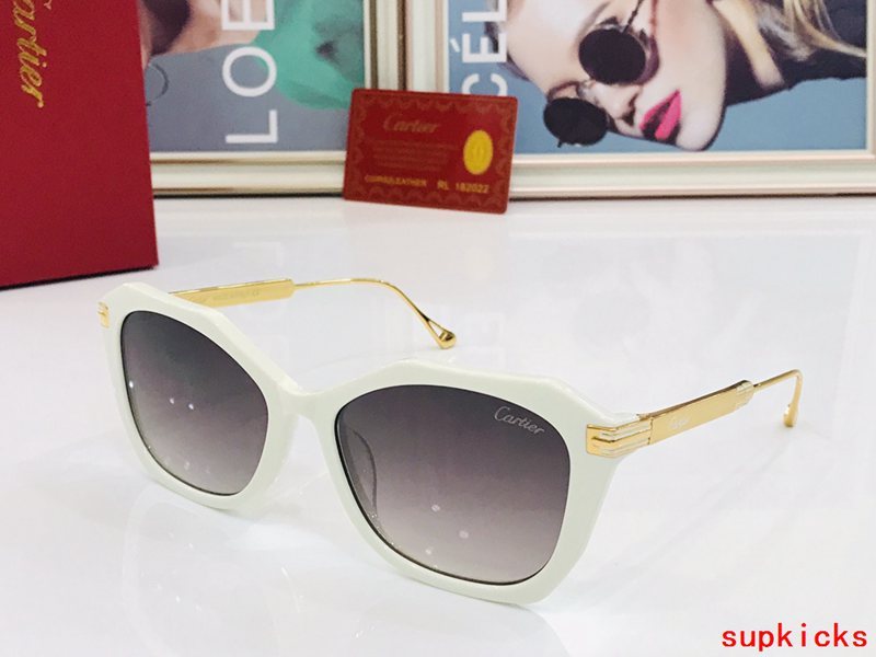Full view of Cartier unisex sunglasses