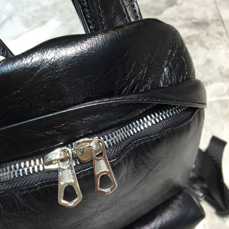 Chic Vegan Leather Handbag - Polished Finish | Women's Premium Handbag #164 - back view (image 4) of designer-inspired handbag