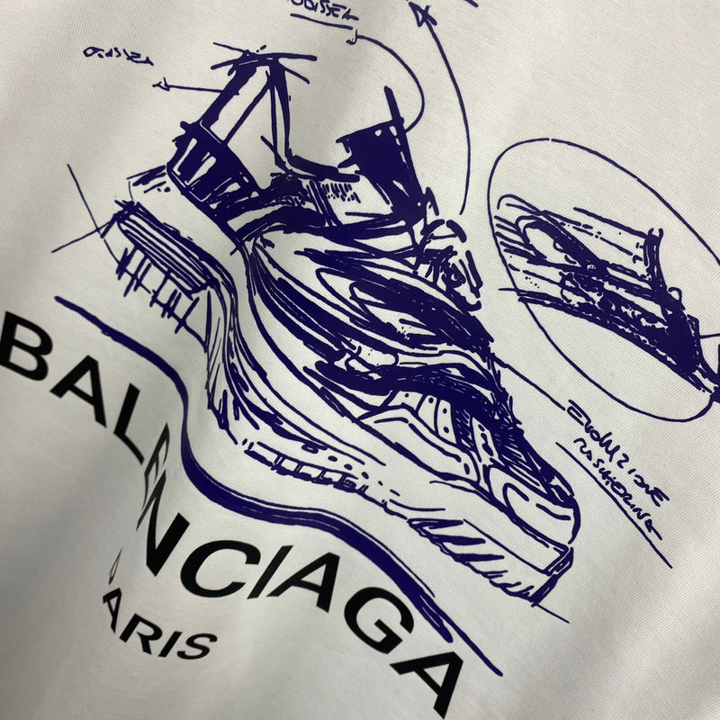 Balenciaga t-shirt angled view — premium authentic designer style