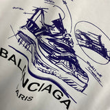 Balenciaga t-shirt angled view — premium authentic designer style
