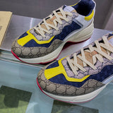 Gucci bold contrast luxury sneakers view 8 minimalist modern build