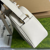Top view of statement chic women's handbag – women's designer-style accessory