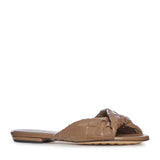 Bottega Veneta premium flats detail and craftsmanship close-up